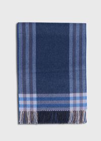 Paul Stuart Lambswool & Cashmere Plaid Scarf, thumbnail 2