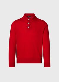 Paul Stuart Cashmere Polo Sweater, thumbnail 1