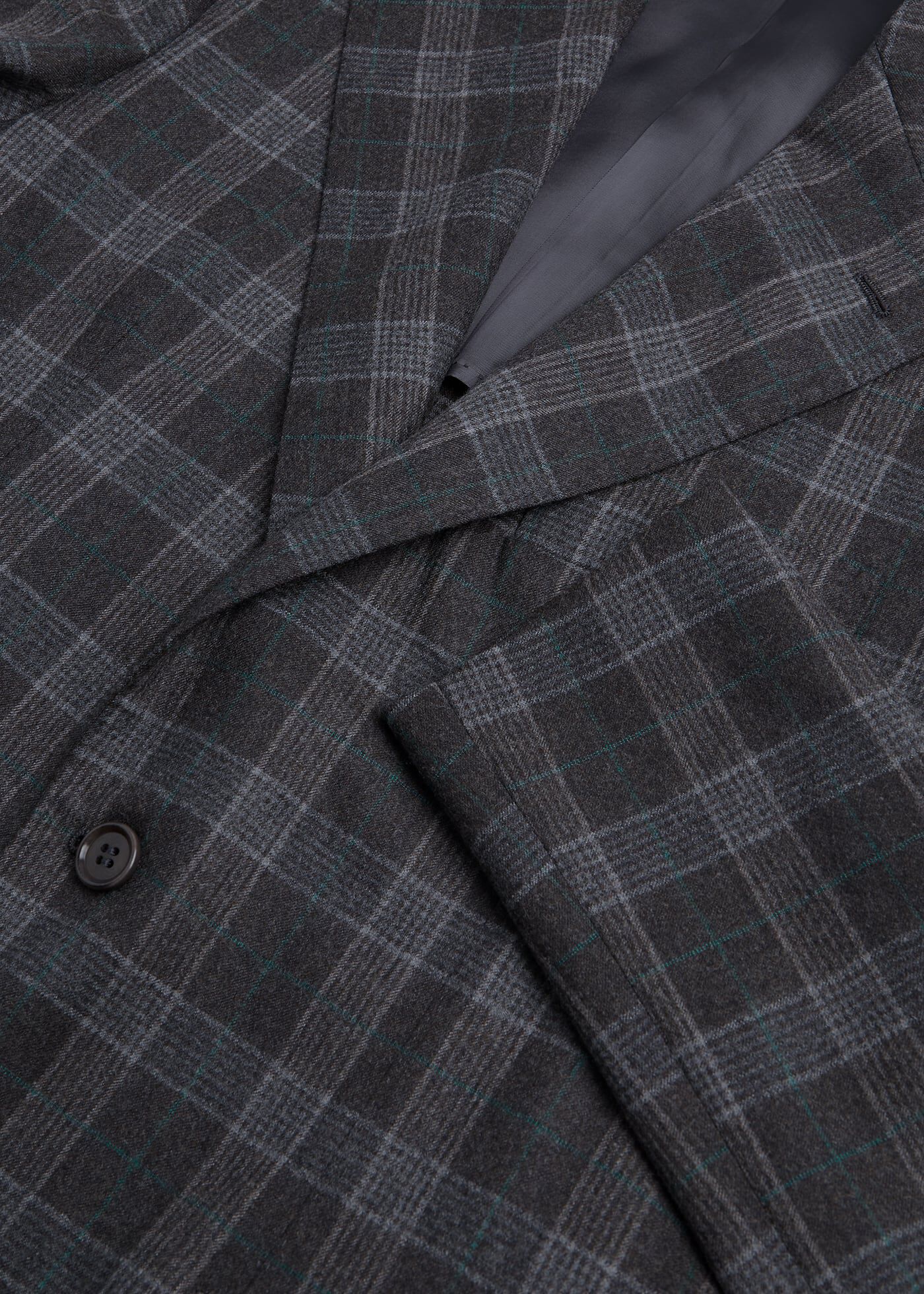 Grey Plaid Wool Suit Grey Plaid Wool Suit