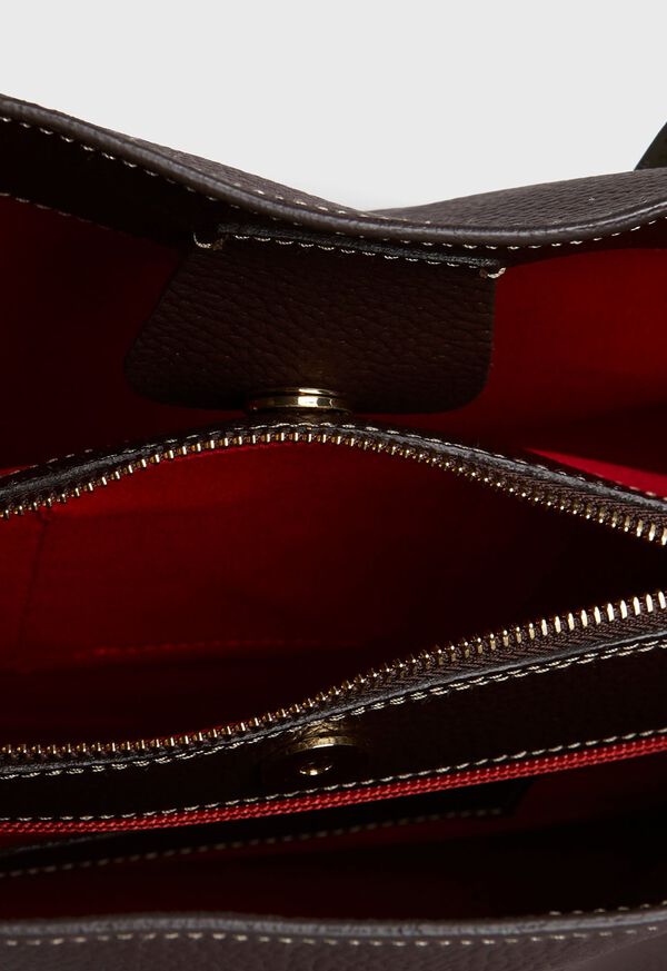 Paul Stuart Deerskin Leather Tote, image 3
