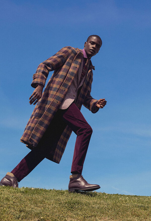 Paul Stuart Shetland Wool A-Line Coat, image 5