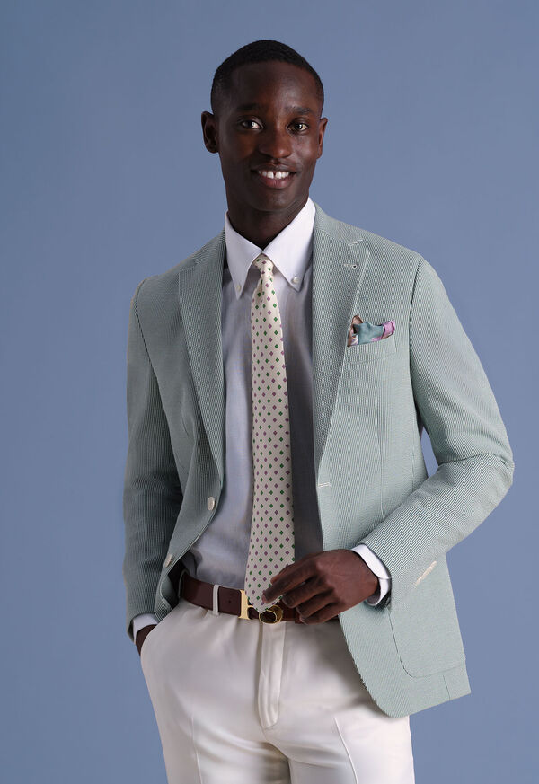 Paul Stuart Linen Logo Sport Shirt, image 2