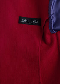 Paul Stuart Solid Red Blazer with Green Piping, thumbnail 3