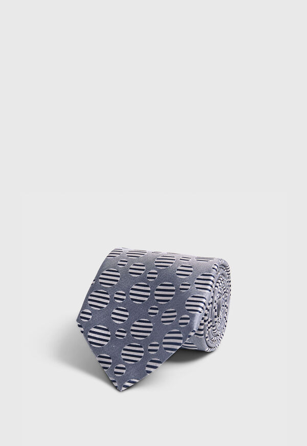 Paul Stuart Woven Silk Tossed Circle, image 1