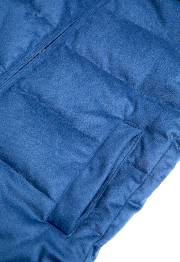 Paul Stuart Cashmere Quilted Down Puffer Jacket, image 6