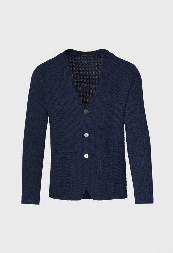 Paul Stuart Textured Sweater Jacket, image 1