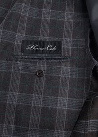 Paul Stuart Grey Plaid Wool Suit, thumbnail 5
