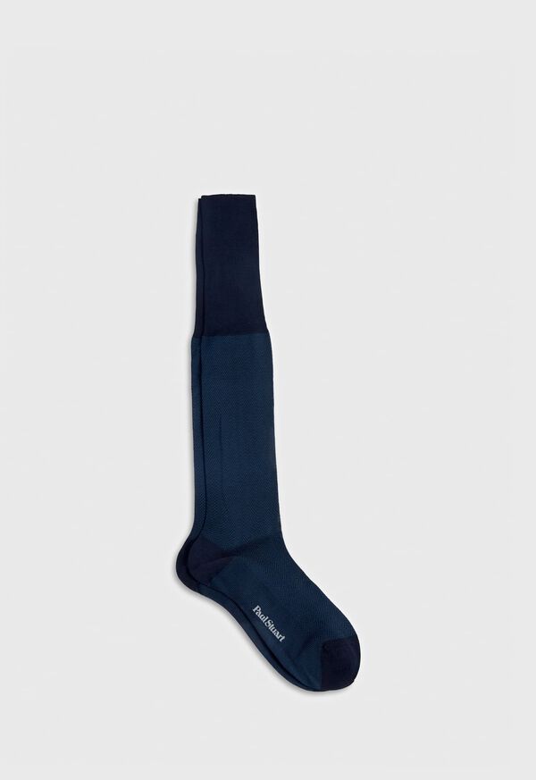 Paul Stuart Cotton Herringbone Sock, image 1