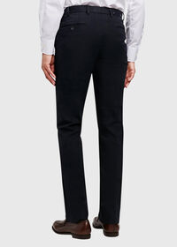 Paul Stuart Blue Cotton Stretch Twill Pant, thumbnail 3