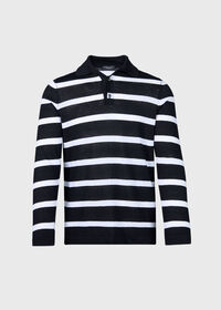Paul Stuart Linen & Cotton Bold Stripe Polo, thumbnail 1