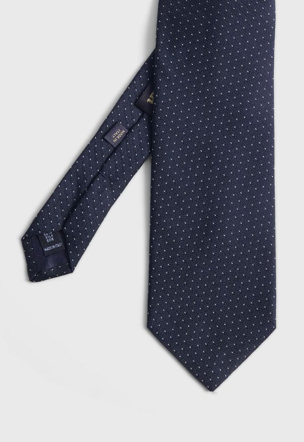 Paul Stuart Woven Silk Micro Pattern Tie, image 1