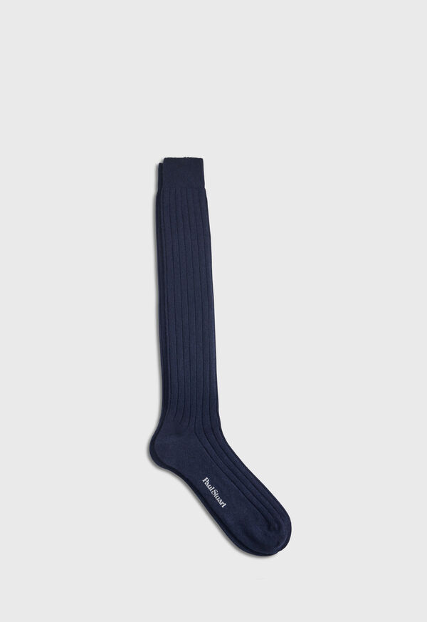 Paul Stuart Cashmere Ribbed Sock, image 1