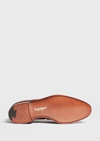 Paul Stuart Chocolate Brown Suede Rosebery Penny Loafer, thumbnail 5