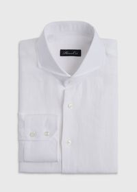 Paul Stuart White Washed Linen Collar Shirt, thumbnail 1
