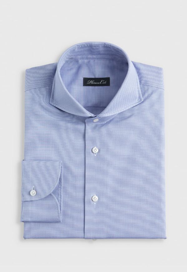 Paul Stuart Cotton Tick Weave Slim Fit Dress Shirt, image 1