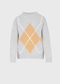 Paul Stuart Argyle Crewneck Sweater, thumbnail 1
