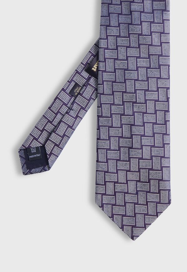 Paul Stuart Woven Silk Deco Tie, image 1