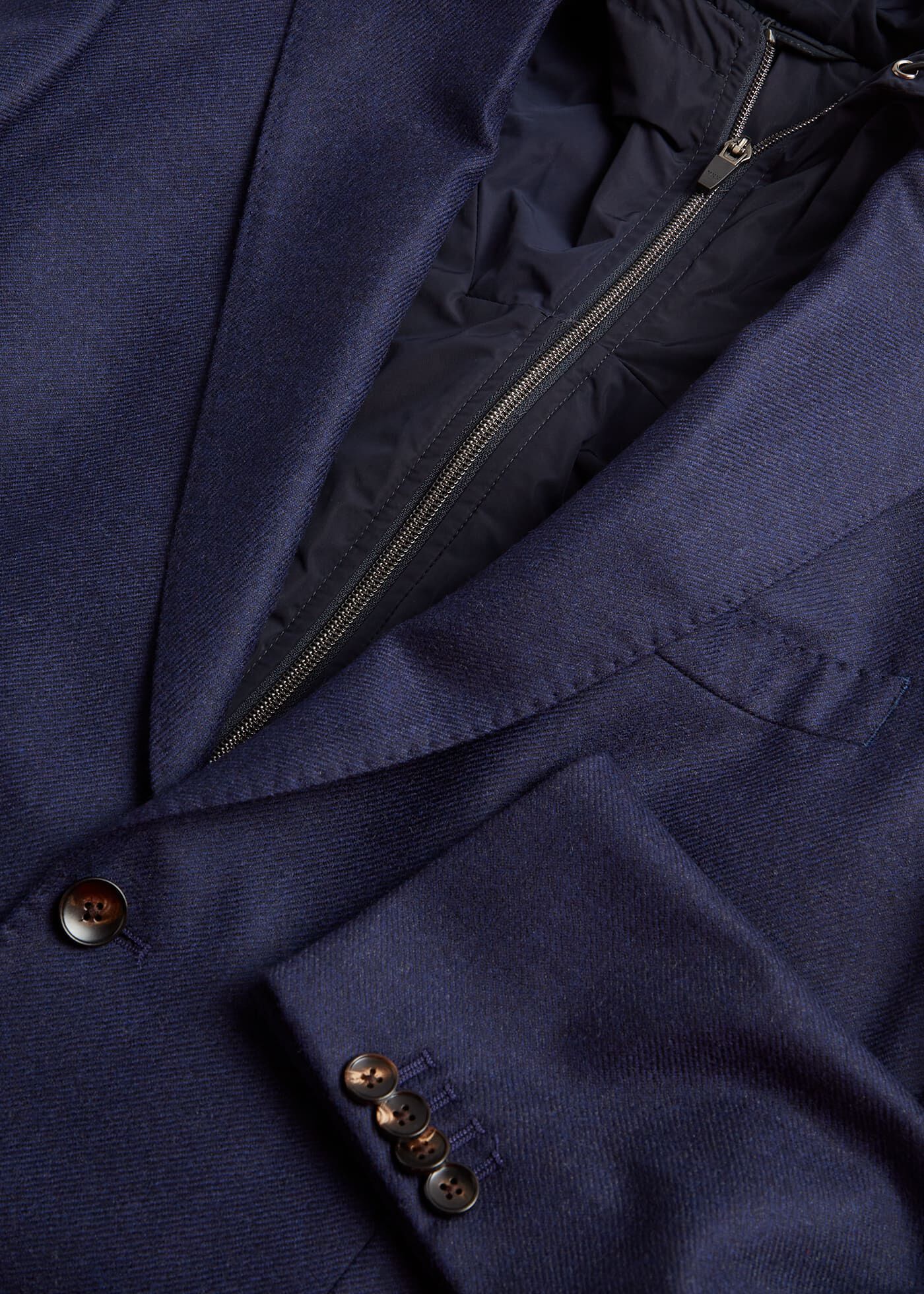 ジャケット Wool-And-Cashmere Hooded Jacket Wool and Cashmere Hooded Jacket