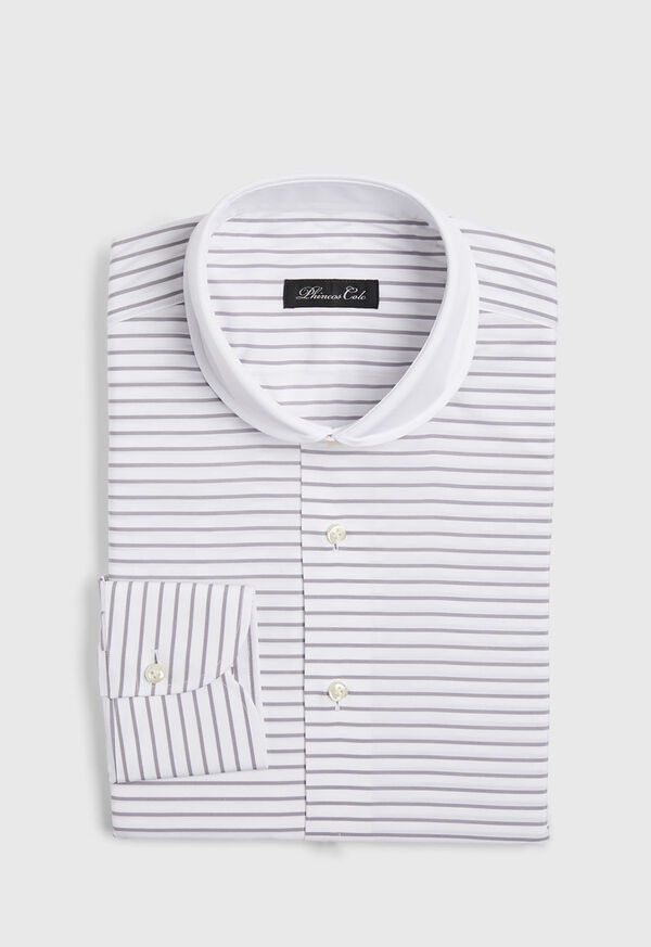 Paul Stuart Horizontal Stripe Dress Shirt, image 1