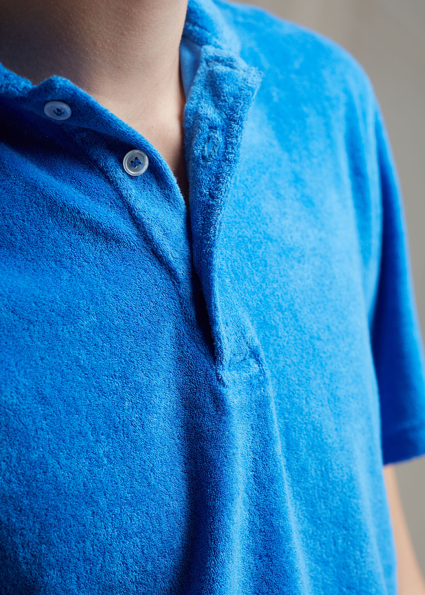 Terry cloth on sale polo mens
