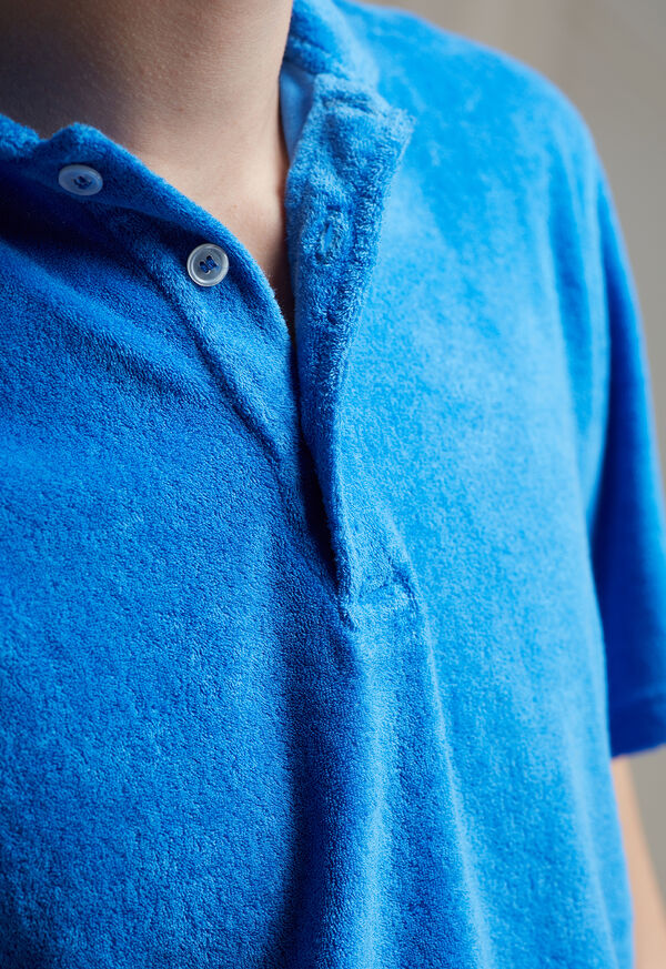 Paul Stuart Terry Cloth Polo Shirt, image 4