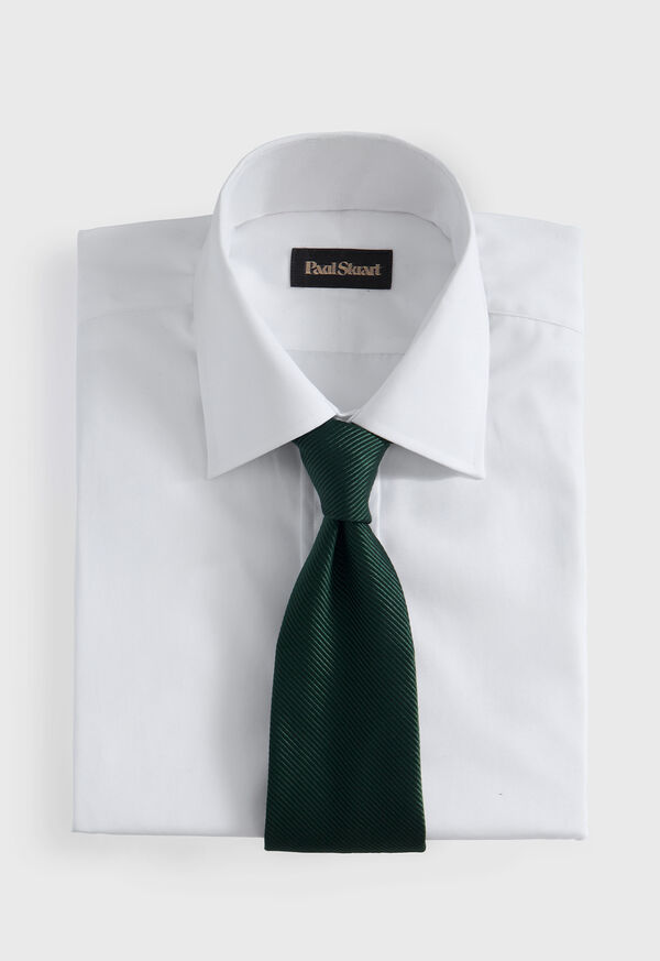 Paul Stuart Solid Mogador Silk & Cotton Tie, image 2