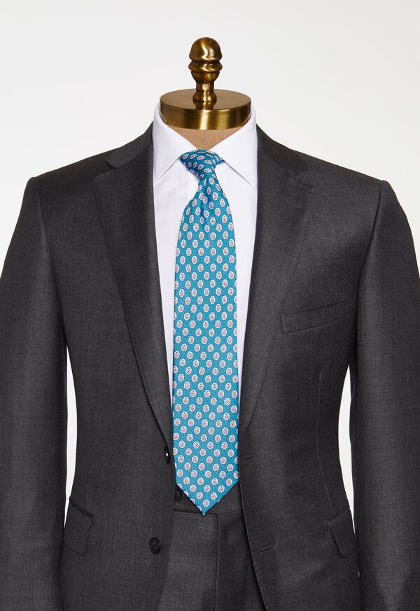 Paul Stuart Mini Paisley Silk Tie, image 2