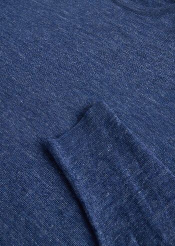 Paul Stuart Linen Crewneck Sweater