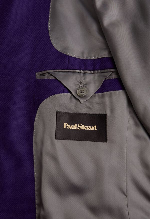 Paul Stuart Solid Wool and Cashmere Blend Jacket, image 3
