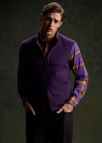 Paul Stuart Double Faced Cashmere Reversible Vest, thumbnail 2