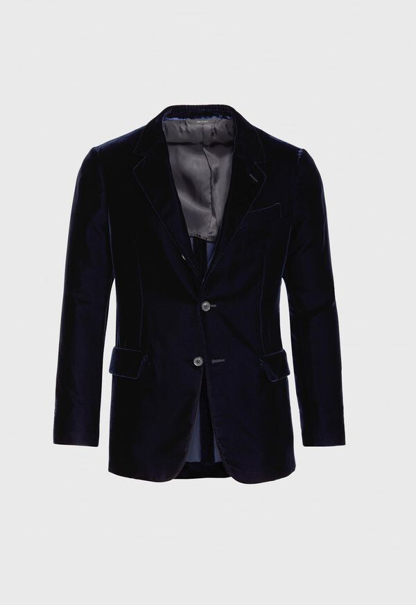 Paul Stuart Blue Velvet Blazer, image 1