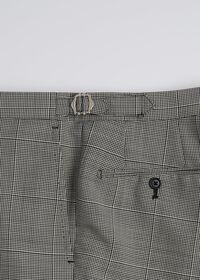 Paul Stuart Black and White Plaid Suit, thumbnail 7