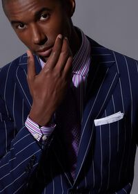 Paul Stuart Habotai Silk Paisley Pocket Square, thumbnail 2