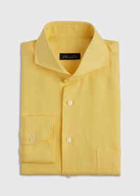 Paul Stuart Yellow Long Sleeve Linen shirt, thumbnail 1