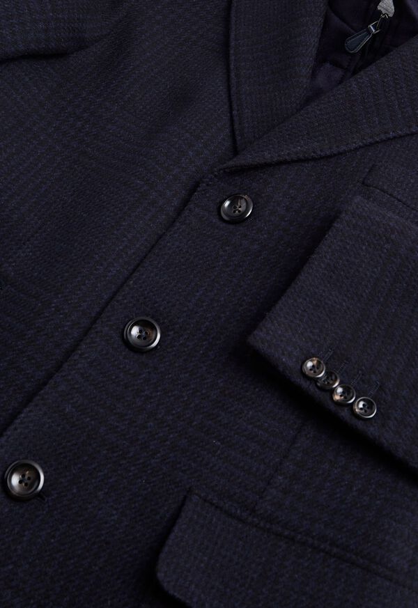 Paul Stuart Wool and Cashmere Plaid Hybrid Coat with Gilet, image 4