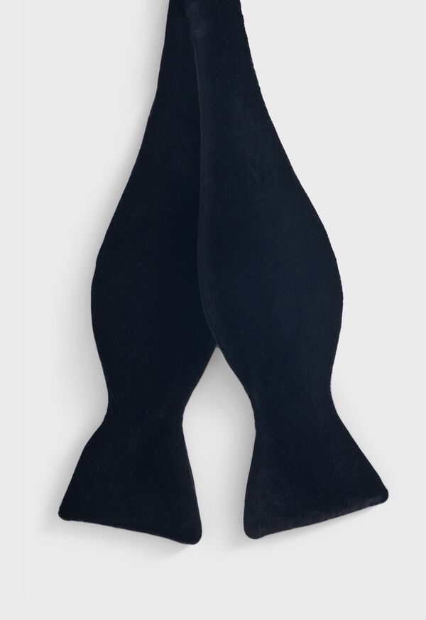 Paul Stuart Blunt Edge Cotton Velvet Bow Tie, image 3