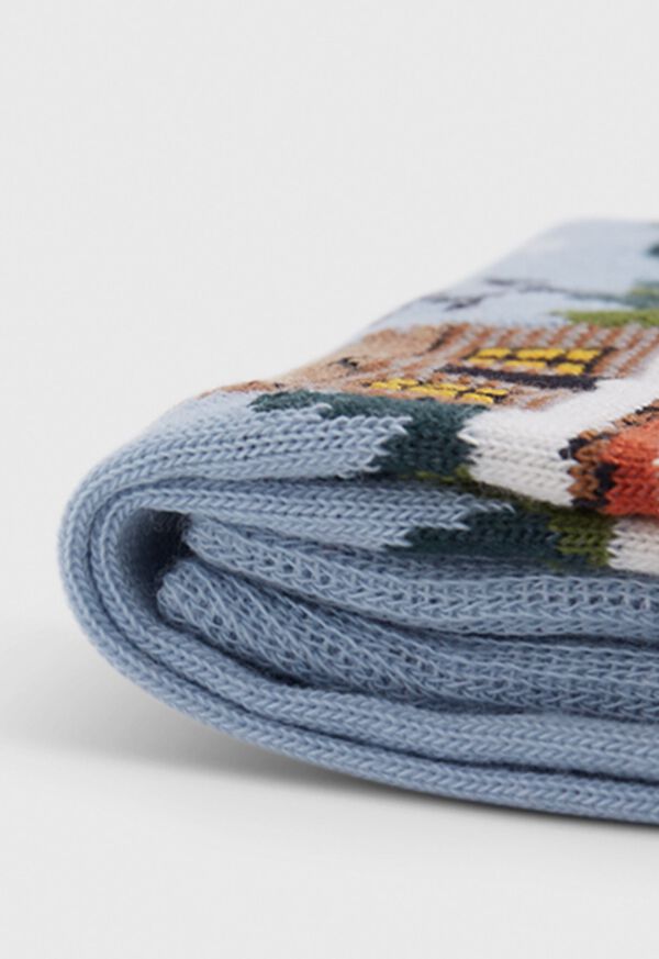 Paul Stuart Pheasant Scene Sock, image 2
