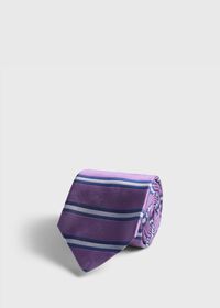 Paul Stuart Woven Silk Horizontal Bar Stripe, thumbnail 1