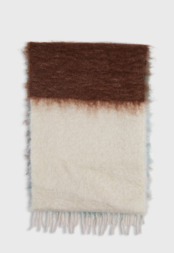 Paul Stuart Colorblock Mohair Scarf, image 4