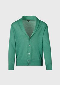 Paul Stuart Linen & Cotton Shawl Collar Cardigan, thumbnail 1