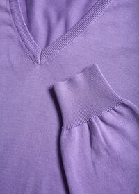 Paul Stuart Cotton V-Neck Sweater, thumbnail 2