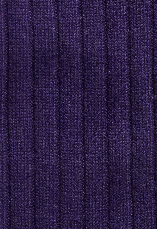 Paul Stuart Solid Color Ribbed Sock, image 3