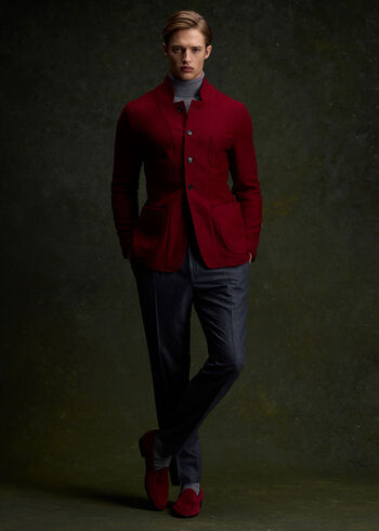 Paul Stuart Bouclé Nehru Soft Jacket