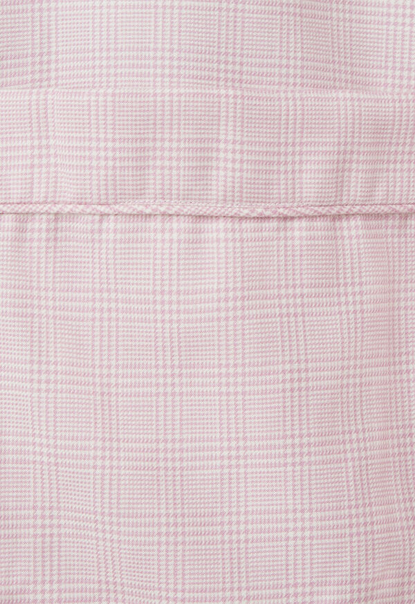 Paul Stuart Pink Brushed Glenn Plaid Pajamas, image 3