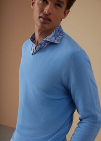 Paul Stuart Printed Paisley Linen Sport Shirt, thumbnail 2