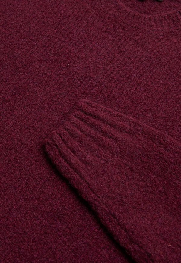 Paul Stuart Wool Blend Boucle Crewneck Sweater, image 2