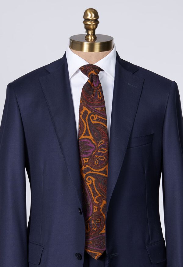 Paul Stuart Wool Paisley Tie, image 3