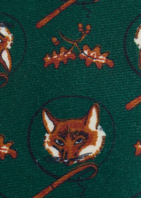 Paul Stuart Fox Print Tie, thumbnail 3