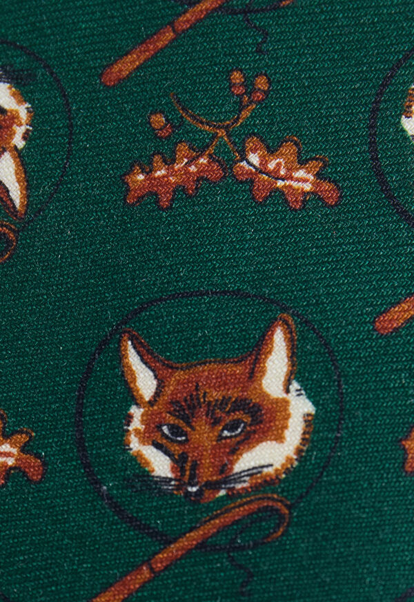 Paul Stuart Fox Print Tie, image 3