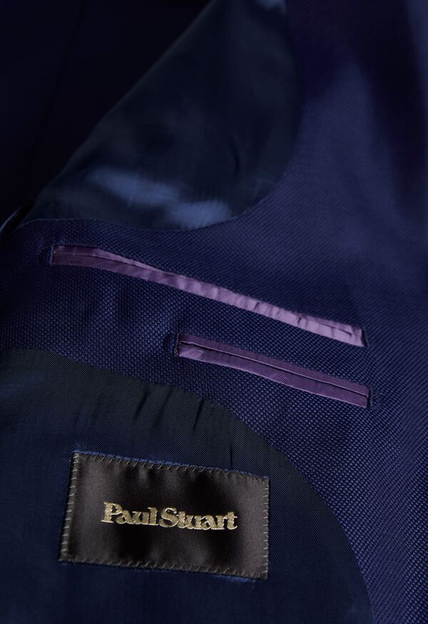 Paul Stuart Marine Blue Hopsack Soft Jacket, image 3